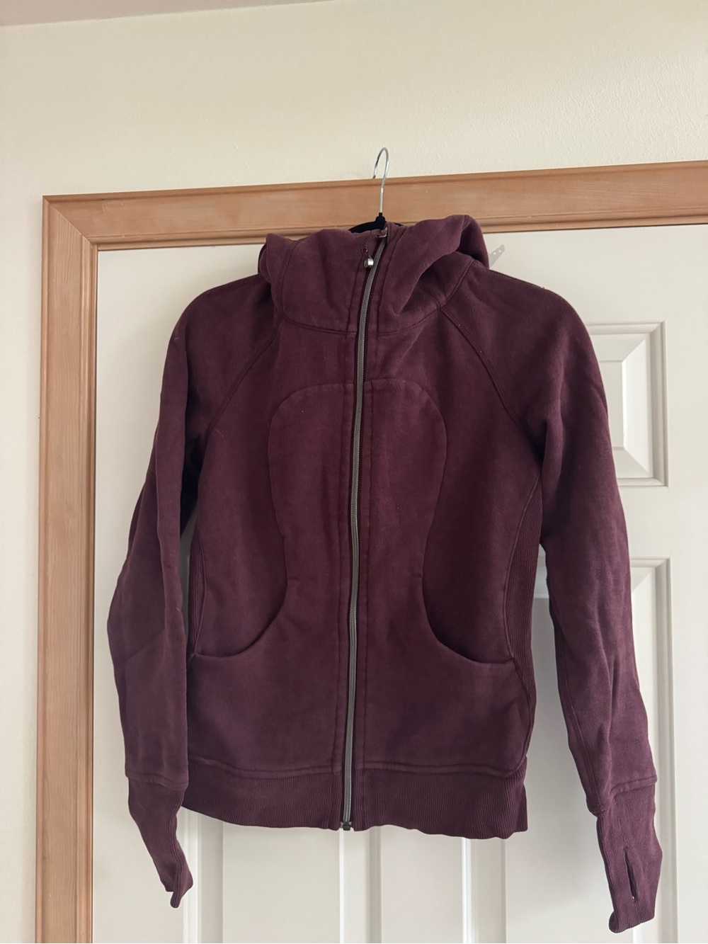 Lululemon Scuba Hoodie Full Zip Burgundy / Plum Size 4